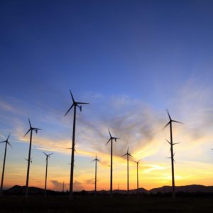 8941553 - wind turbine and sunrise